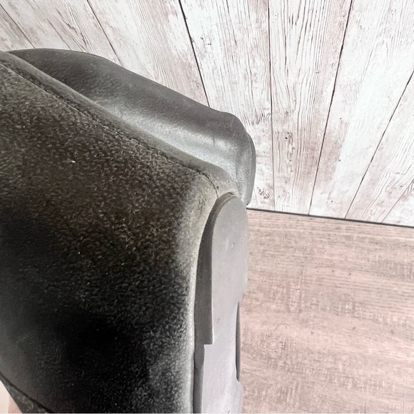 Jeffrey Campbell Studded Western Leather Wedge Boots Size 8.5 - Picture 3 of 8